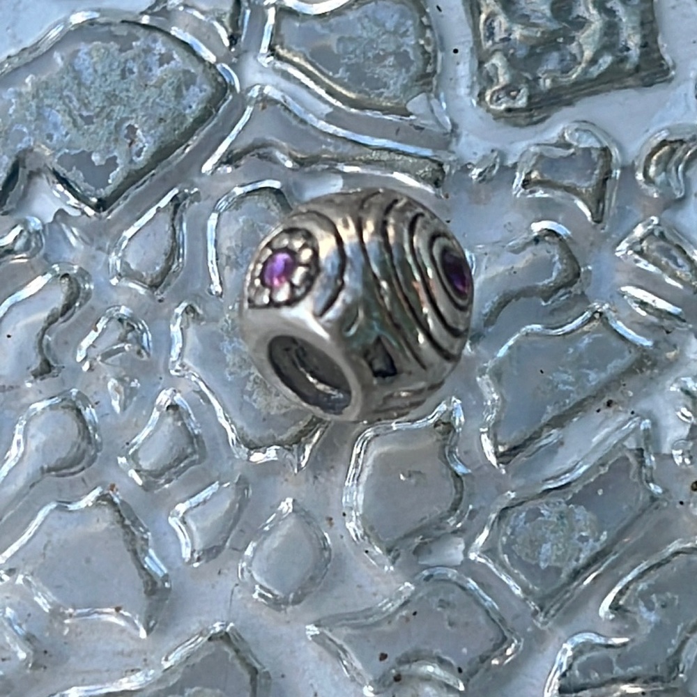 Pandora Charm with accents gem